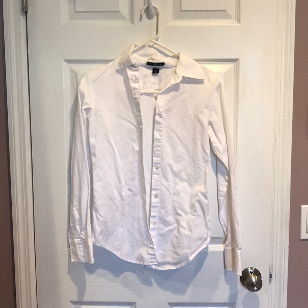 White GAP size 2 button down